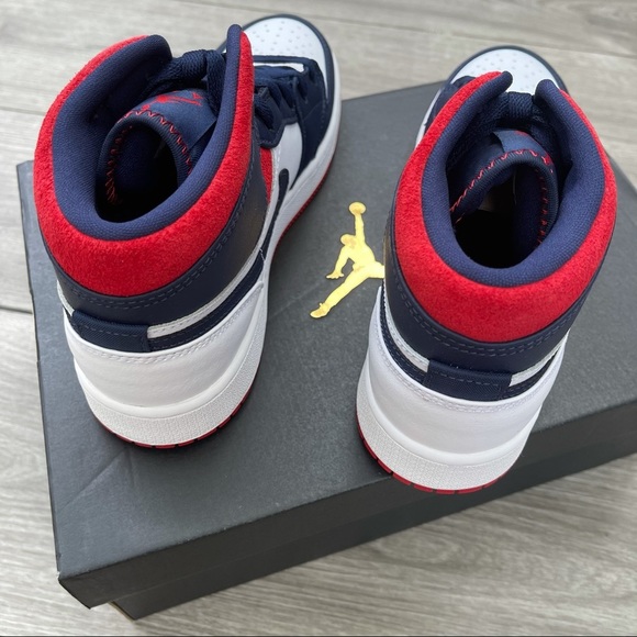 Air Jordan 1 Mid USA 🇺🇸 Olympic - Picture 6 of 8